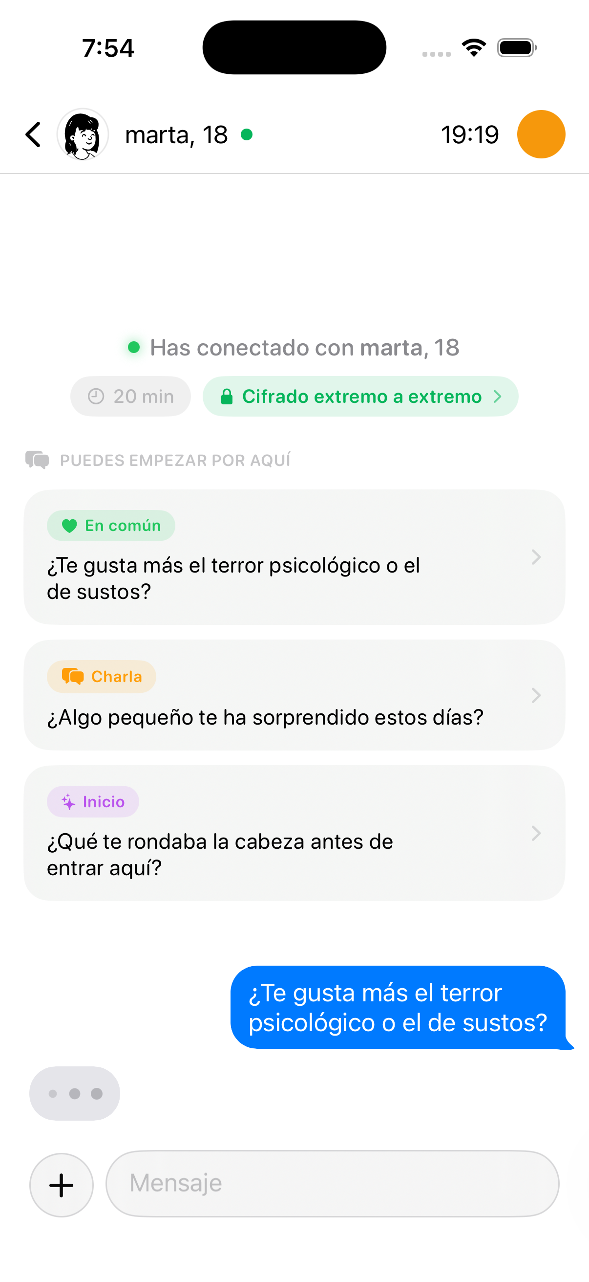 Conversación activa